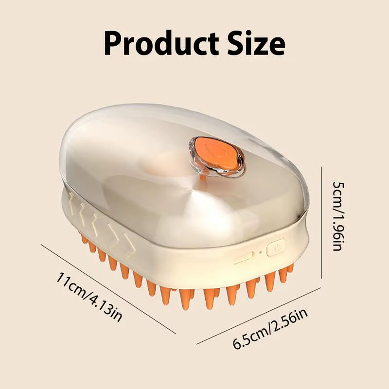 Steamy Cat Brush Steamy Shedding Brush for Dog Hair Rechargeable Shedding Brush for Dog Hair Steamy Massage Brush Pet Comb Cat