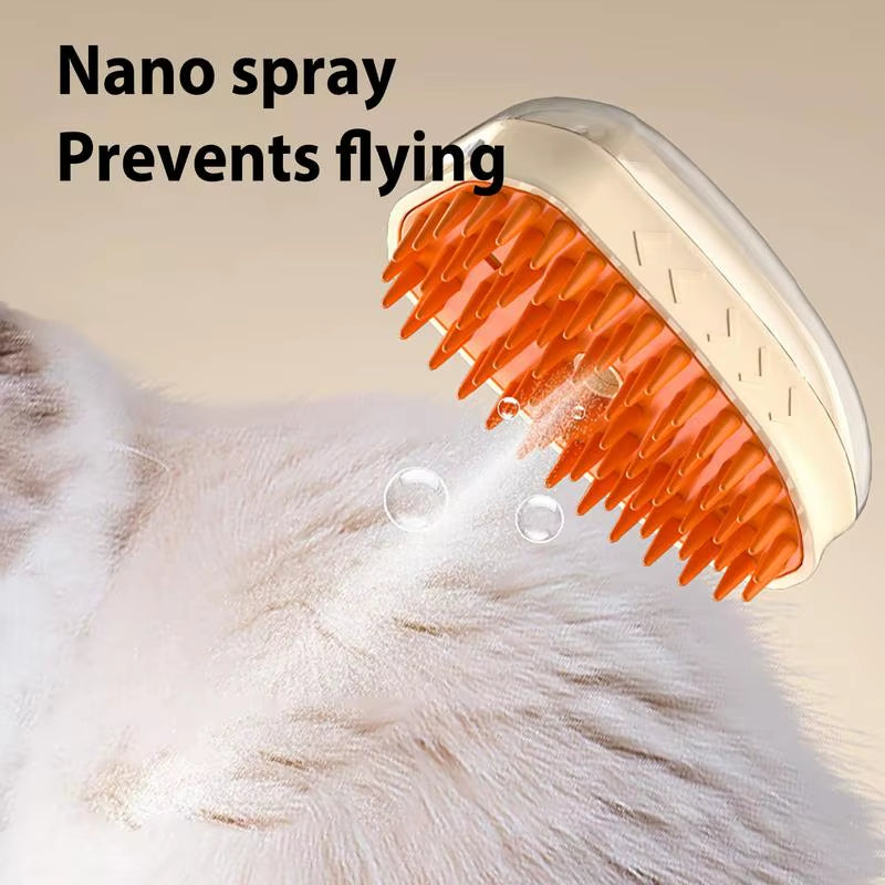Steamy Cat Brush Steamy Shedding Brush for Dog Hair Rechargeable Shedding Brush for Dog Hair Steamy Massage Brush Pet Comb Cat