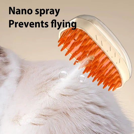 Steamy Cat Brush Steamy Shedding Brush for Dog Hair Rechargeable Shedding Brush for Dog Hair Steamy Massage Brush Pet Comb Cat