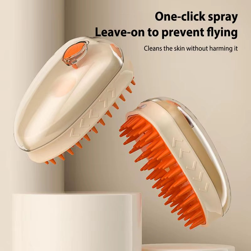 Steamy Cat Brush Steamy Shedding Brush for Dog Hair Rechargeable Shedding Brush for Dog Hair Steamy Massage Brush Pet Comb Cat