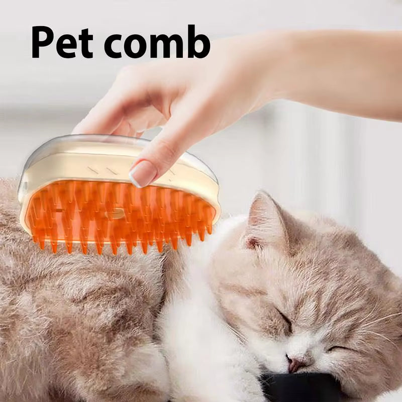 Steamy Cat Brush Steamy Shedding Brush for Dog Hair Rechargeable Shedding Brush for Dog Hair Steamy Massage Brush Pet Comb Cat